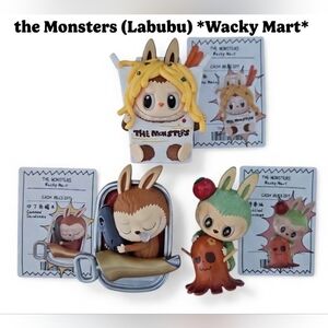 The Monsters (Labubu) Wacky Mart Vinyl Figure Set - Multicolor